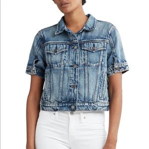 hudson short sleeve denim jacket